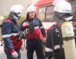Пожарно-тактическое учение по тушению пожара в здании ГУЗ 